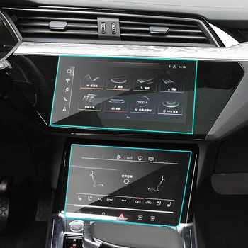 

Tempered glass screen protector For Audi e-tron 2018-2021 car navigation 9H tempered glass screen protective film