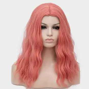 

Cosplaymix 50 CM Long Curly Lolita Harajuku Cosplay Heat Resistant Synthetic Wig&Cap