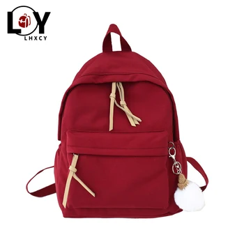 

Double Zipper Nylon Designer Bags Preppy Style Women Backpacks For School Teenagers Girls Korean Version Travel Luxury Backpacks
