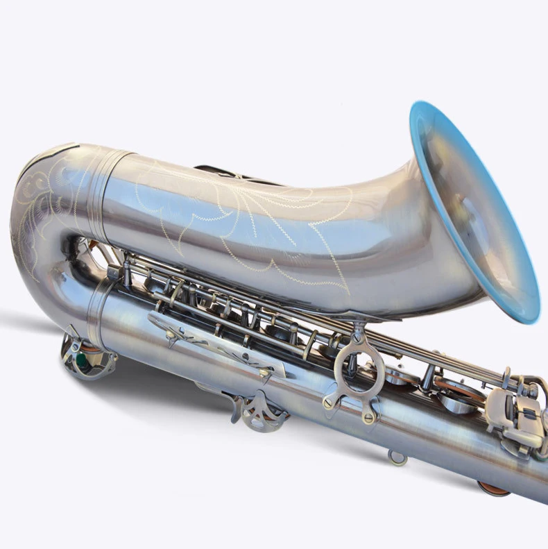 Пакетный черный никель золотой лак Инструмент аксессуары Китай Sax Профессиональный Bb тенор саксофон