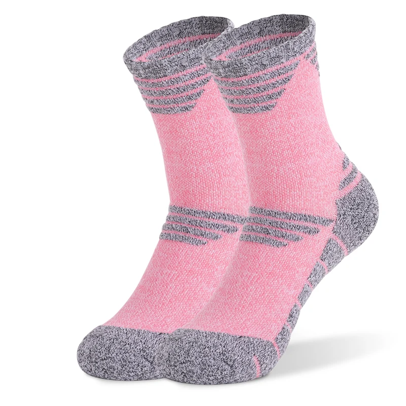 

2Pairs Women Cotton Warm Hiking Socks Thermal Outdoor Trekking Sports Socks Climbing Skiing Thicker Thermosocks