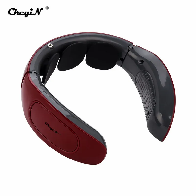 

Cordless Pulse Neck Massager Cervical Traction Collar Pain Relief 3D Intelligent Physiotherapy Relieve Neck Muscle Stress Travel