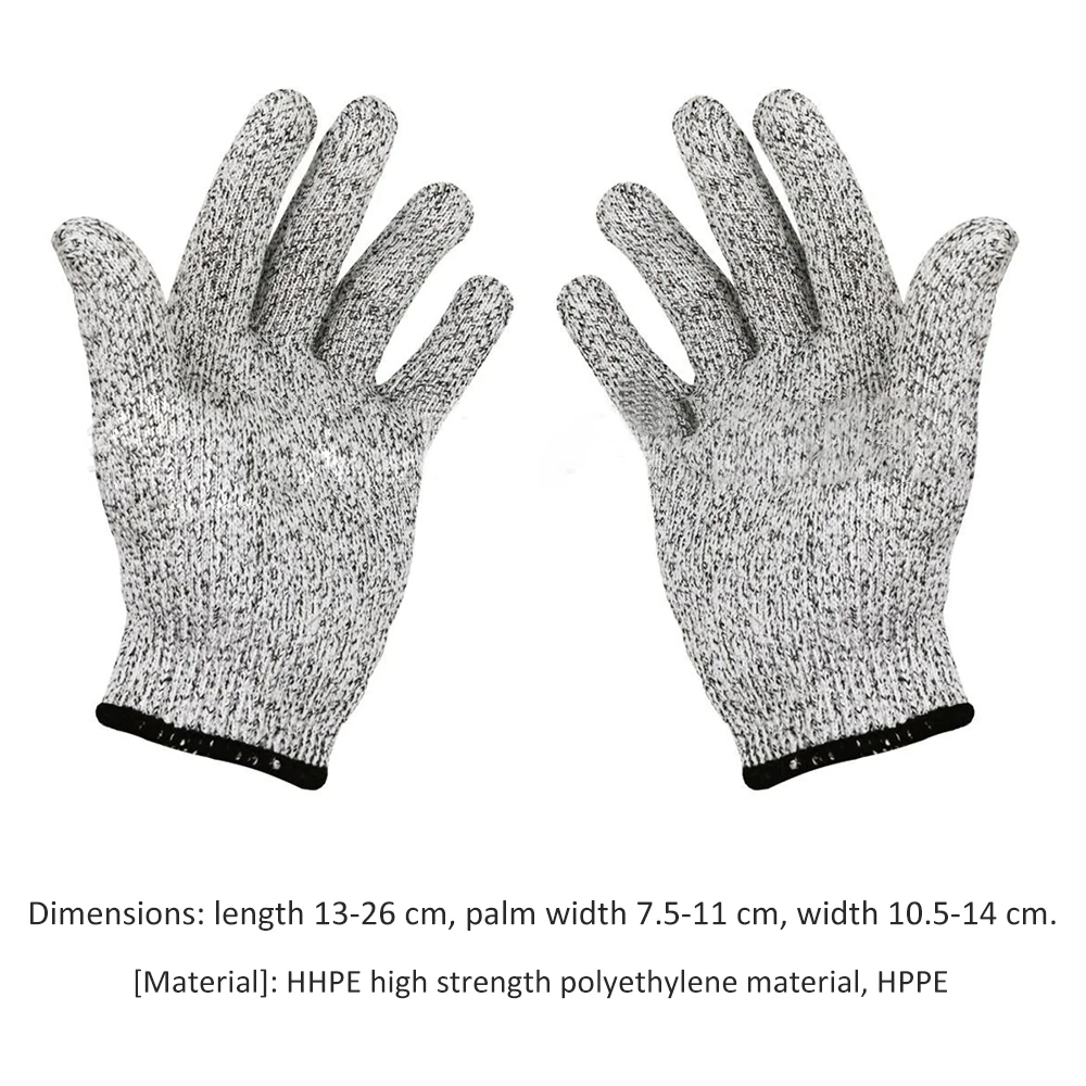 Safety Anti-cut Gloves Cut Proof Stab Resistant Stainless Steel Wire Metal Mesh Kitchen Butcher Cut-Resistant Work Gloves