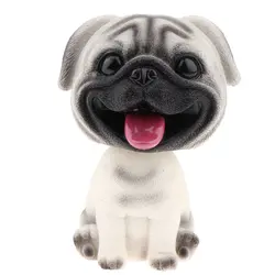 Очаровательная Смола Bobblehead щенок фигурка собаки украшения для приборной панели автомобиля кивая качающаяся голова детская игрушка для