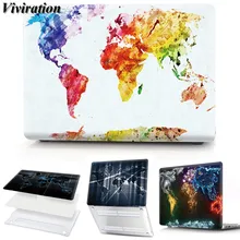 Карта печатает чехол для ноутбука Macbook Mac Book retina 12 A1534 retina 15 A1398 ПВХ чехол для ноутбука Сменный Чехол Аксессуары для ноутбуков