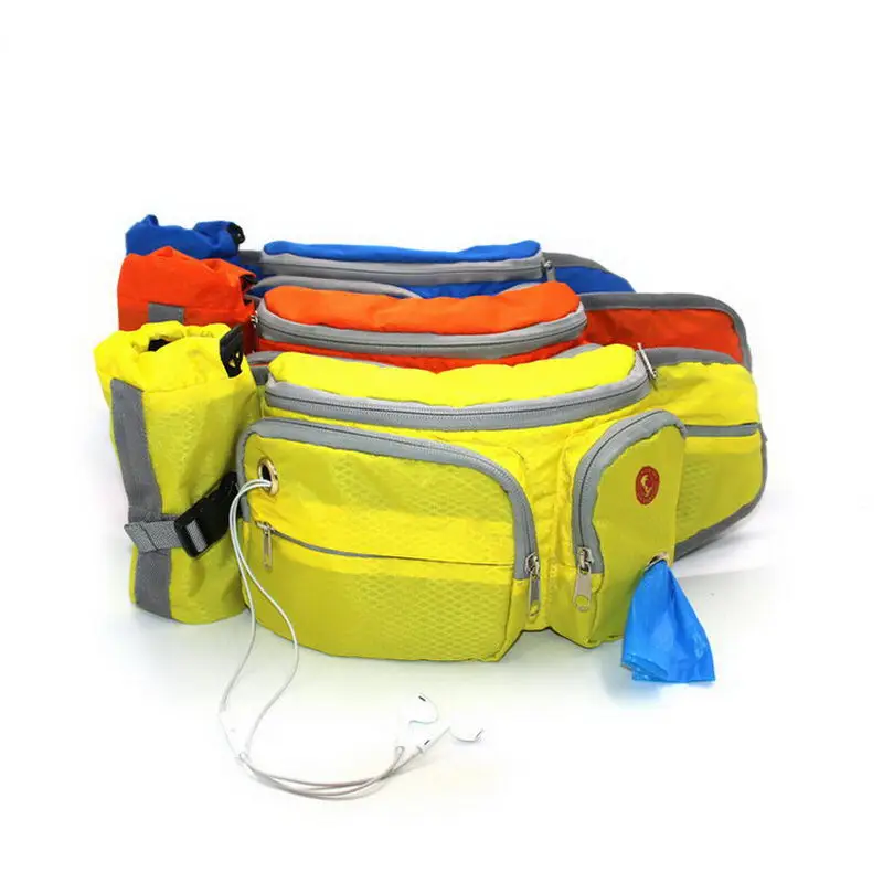 Dropshipping Dog Treat Training Pouch Walking Running Waist Bag Fanny Pack with Built-in Poop Bag Dispenser P666