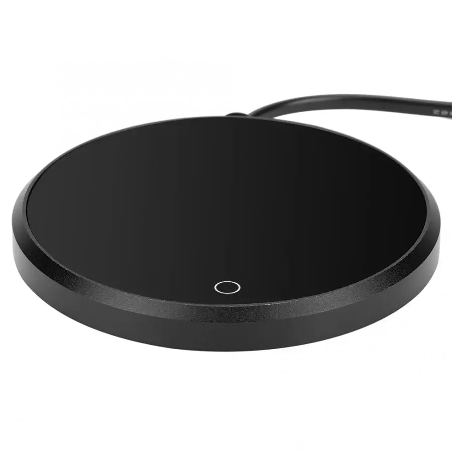 

15 W Household Electric Al-Mg Alloy Waterproof Touch Heating Cup Mat Warm Pad for Coffee Tea
