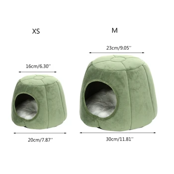 

Guinea Pigs Sleeping Bed Hamster Hedgehog Winter Nest Small Pet Warm Cage Cave Bed House Fleece Cusion Hide Toy Playing Habitat