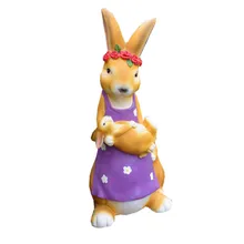 Сад открытый большой кролик милые декоративные украшения американский кантри Ретро пол садовый пейзаж Декор M2657