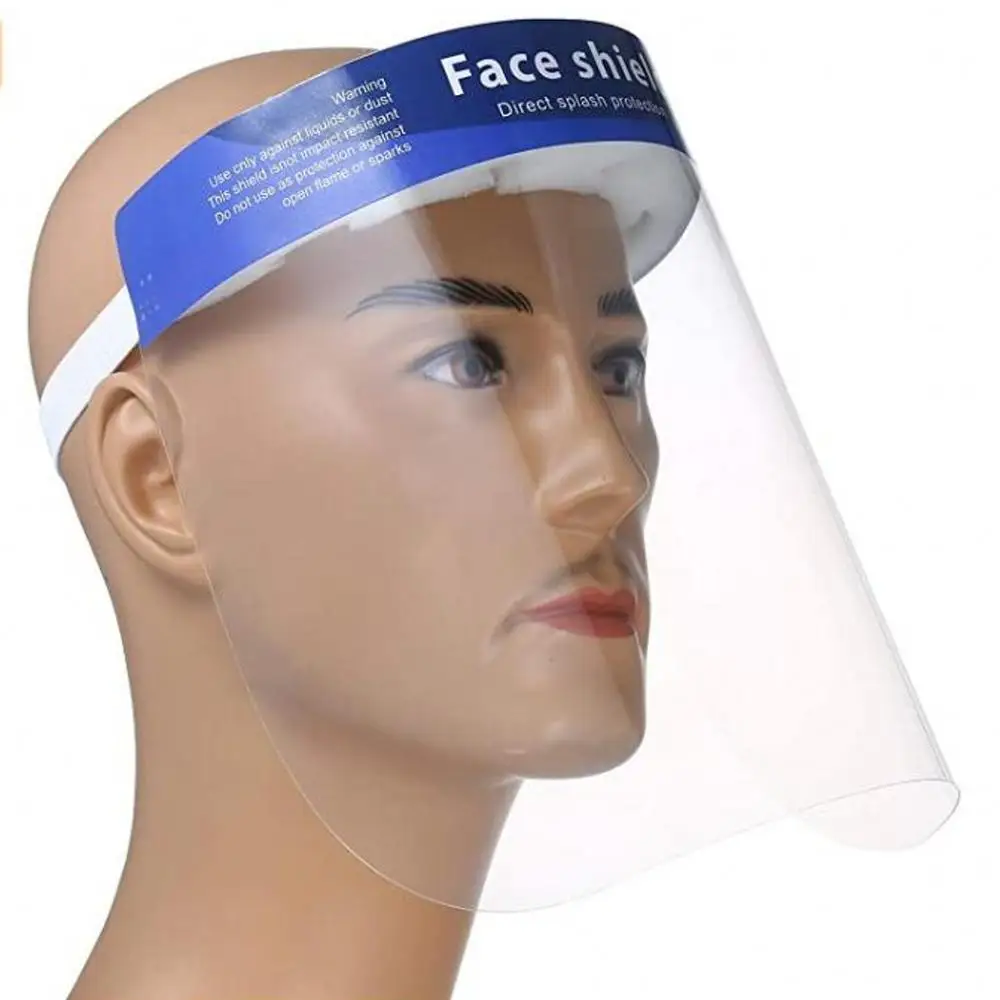 

Fast Shipping 10Pcs Safety Face Shield Unisex Reusable Adjustable Transparent Full Face Safety Breathable Protective