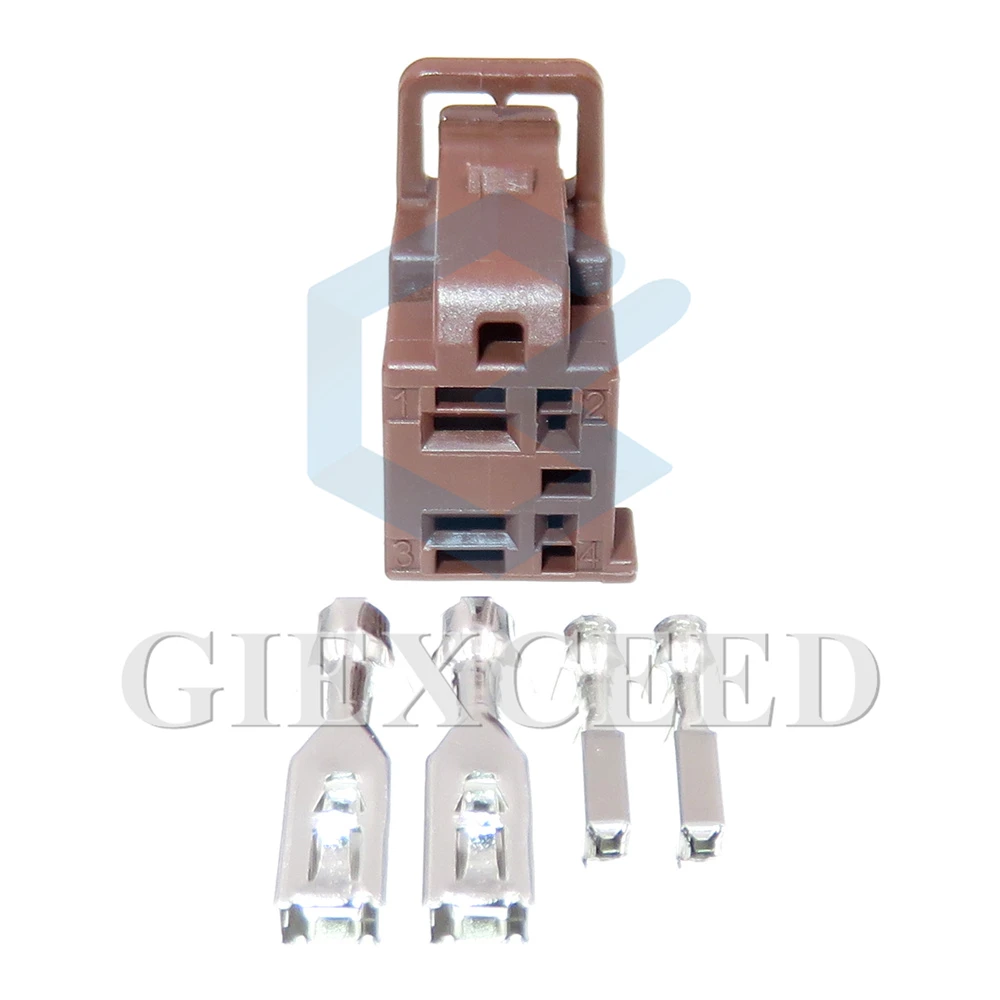 

2 Sets 4 Pin Unsealed Plug 30236652 Automobile Plastic Housing Socket 30235952 0.6 2.8 Series Composite Connector