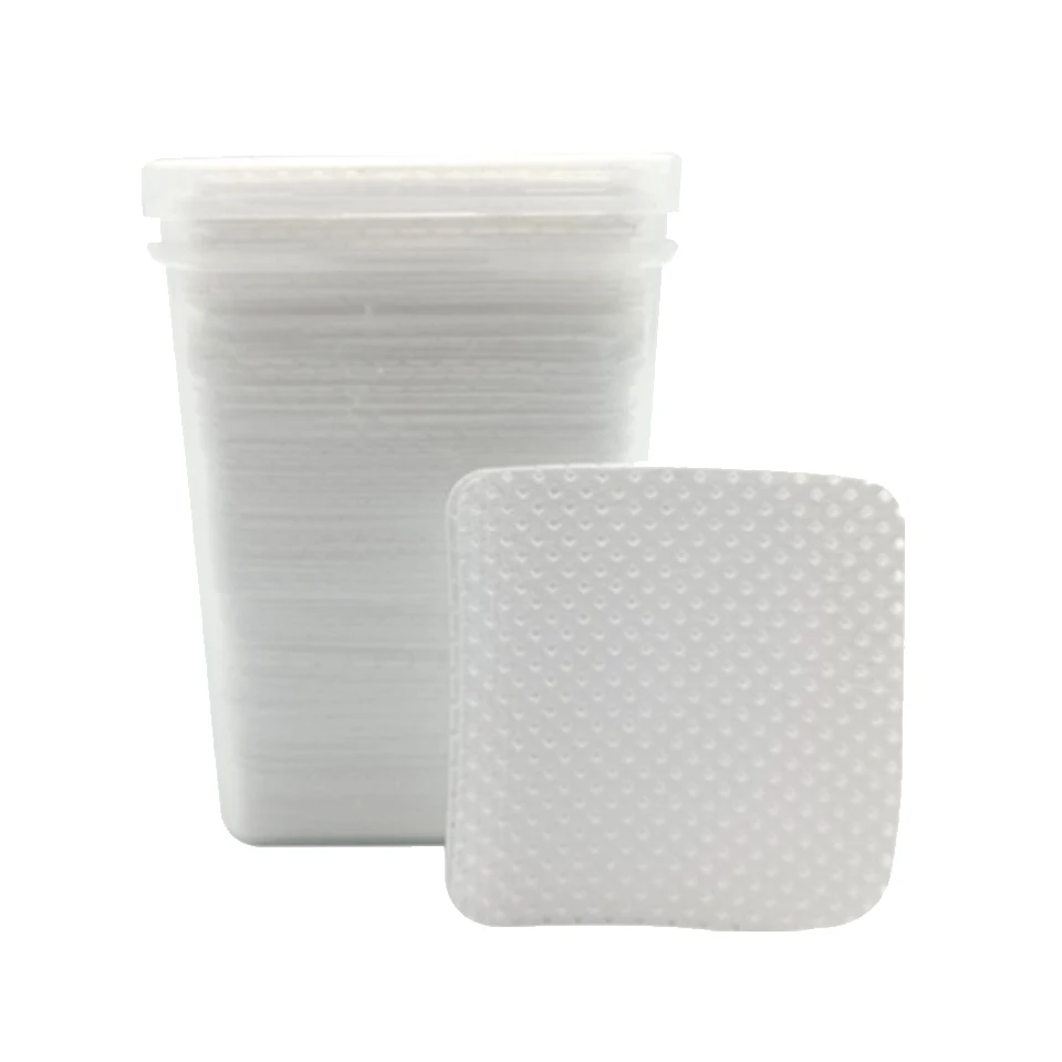 1 Box 200pcs Cotton Clean Cleaning Pads Wipe For Eyelash Extension Glue Bottle Mouth Nail Removal Towels Cotton Piece 3