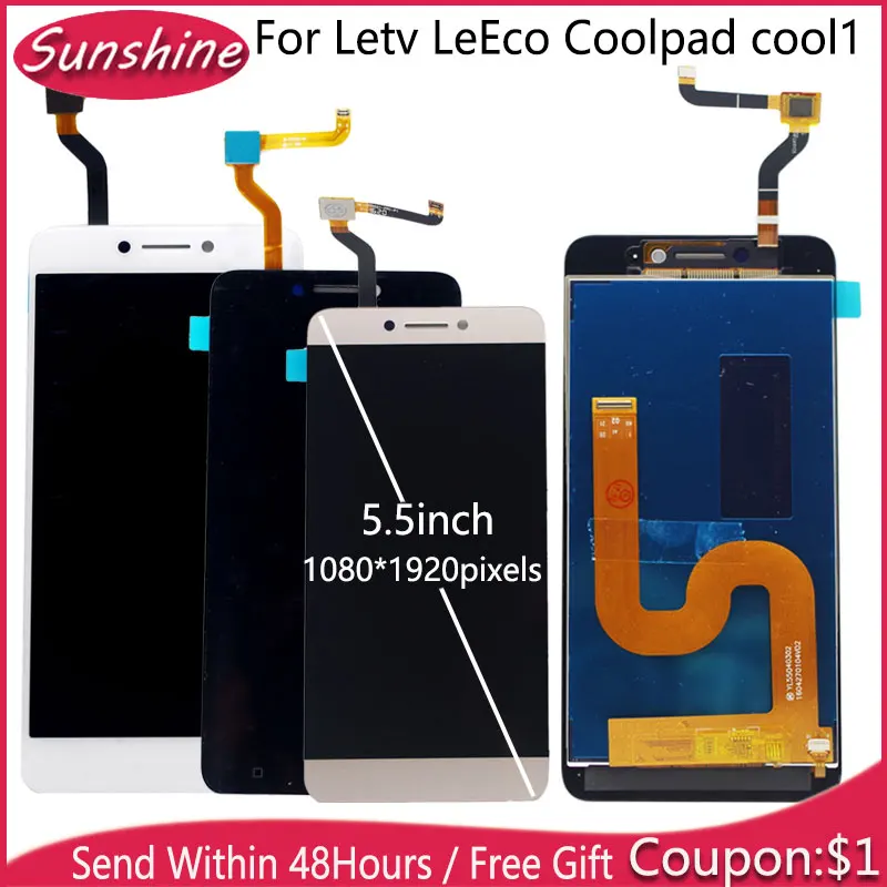 ЖК дисплей для Letv LeEco Coolpad cool 1 cool1 C106 экран 5 дюйма 100% тестирование сенсорный в