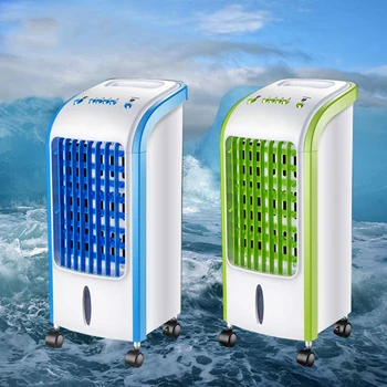 

ITAS2020 Air Conditioning Fan Cooling Machine Small Air conditioner Mute Household Removable Portable Fan With Wheel