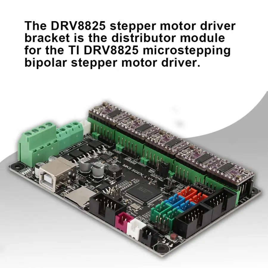 3d принтер материнская плата аксессуары для MKS SGen-L+ DRV8825 привод комплект для коссель/Ultimaker