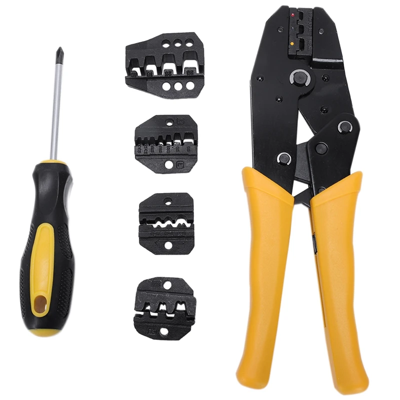 

Electrical Terminal Ratchet Crimping Crimper Auto Electrician Tool