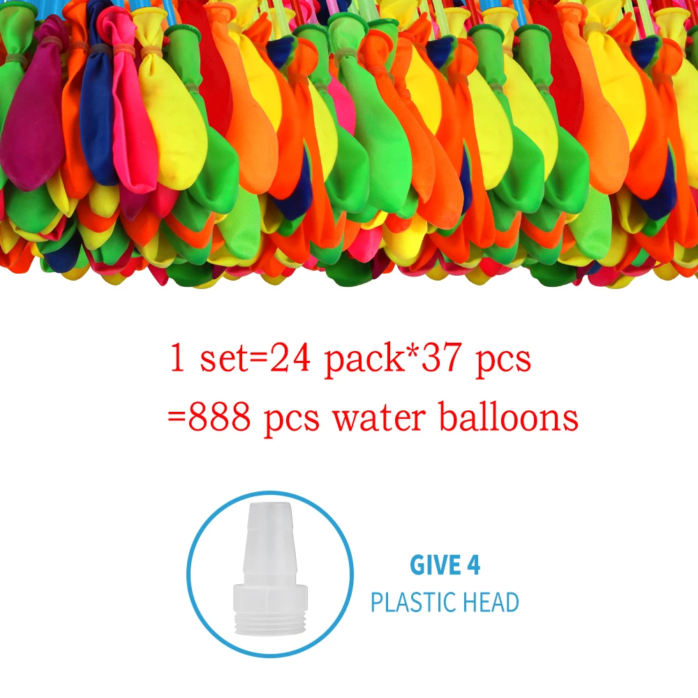 

888 pcs Water Bombs Summer Party Balloons Toys for Kids Adults Outdoor Water Bomb Games