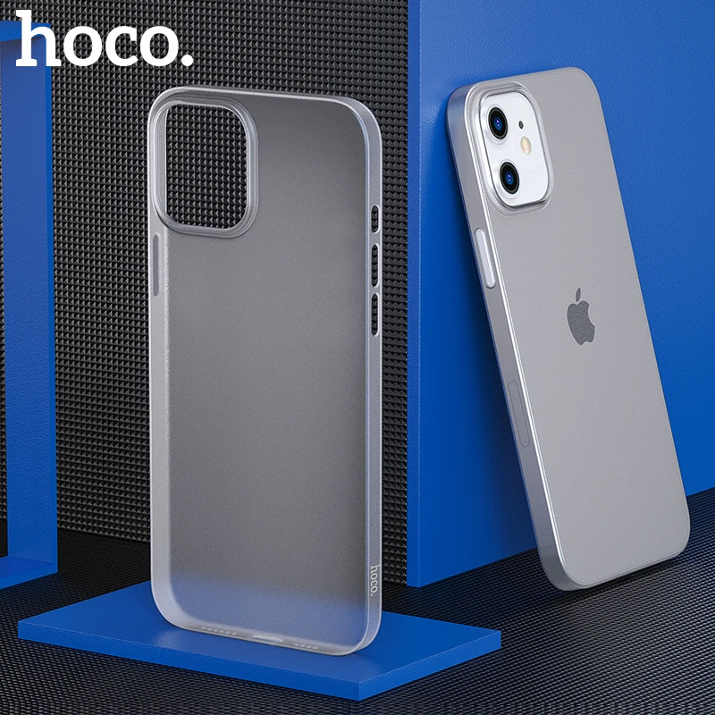 HOCO 2020 оригинальный полный защитный мягкий чехол для iPhone 12 Pro Max ультра тонкий ТПУ