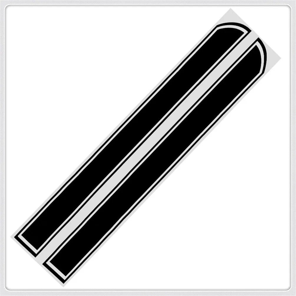 Striped SUV off-road vehicle car front cover molding decoration for Porsche Macan Cayenne 911 Panamera Mission