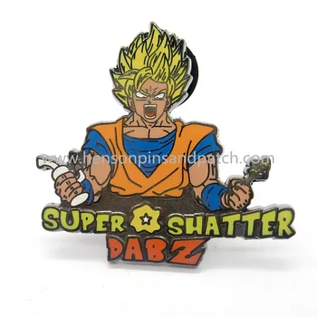 

Retail And Stock Metal zinc alloy hard enamel super shatter pin badge