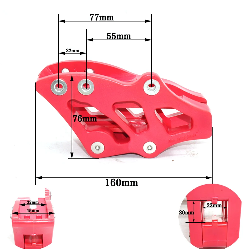 Motorcycle Chain guide Anchor Fixed For CRF250X CRF250R 450 r, 2007-, 450 x 2008-2015 BOSUER M2 M4