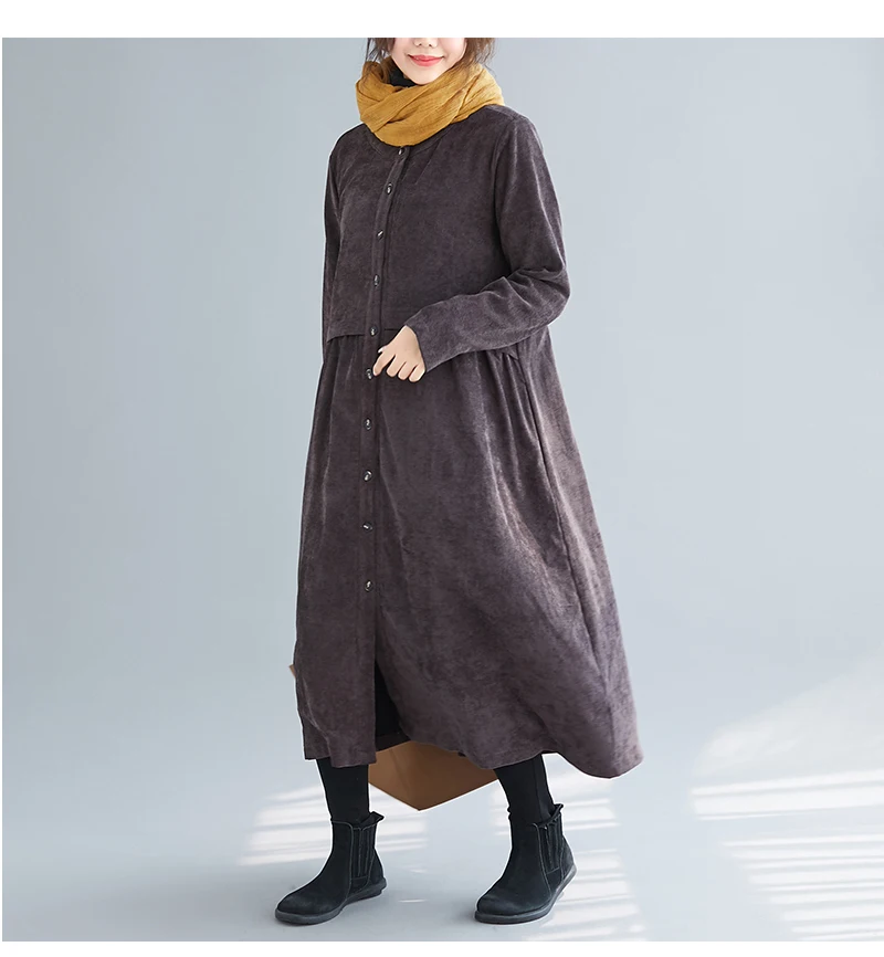 Осенне-зимние Бархатные куртки женские большие размеры с длинным рукавом винтажные Harajuku длинный кардиган вельветовые куртки пальто ветровки