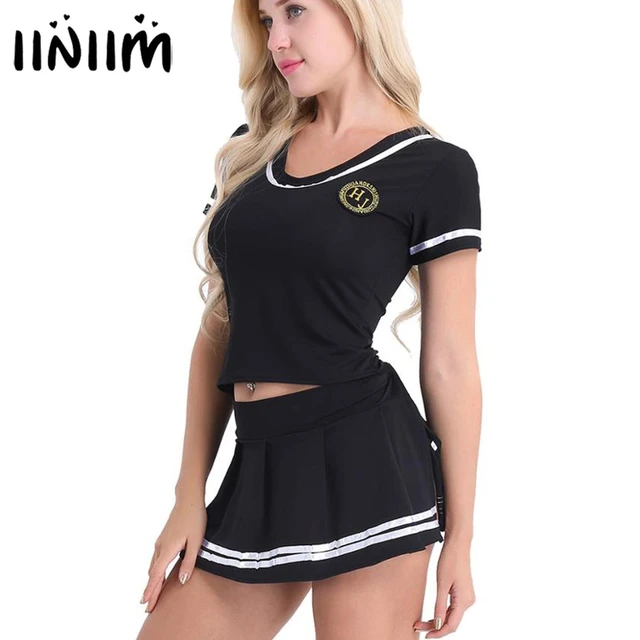 Mini Blusa Preta Feminina T Balada e Festa Clube Sex