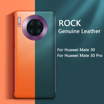 

ROCK Protective Case Leather Back Cover Shockproof Phone Case Huawey Fundas For Huawei Mate 30 30pro For Huawei Mate 30 Pro