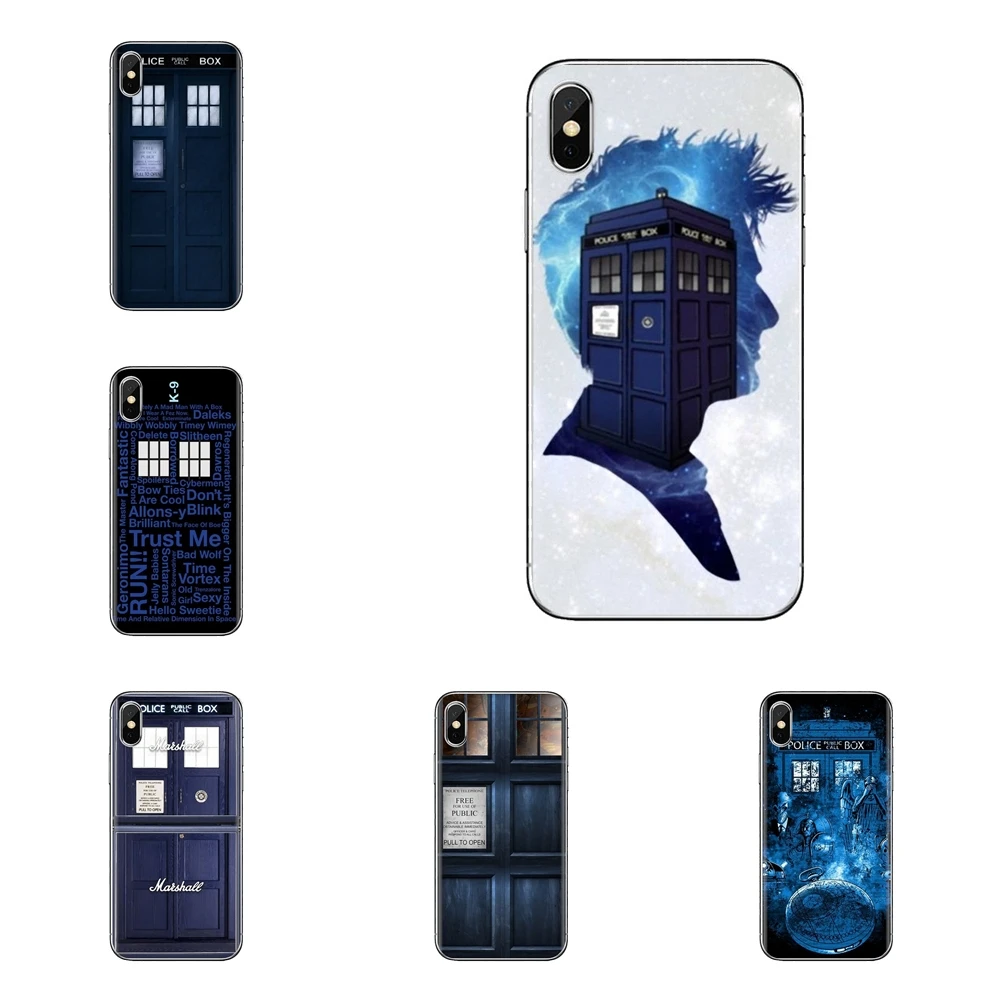 For Huawei G7 G8 P7 P8 P9 Lite Honor 4C 5X 5C 6X Mate 7 8 9 Y3 Y5 Y6 II 2 Pro 2017 tardis of words doctor who Soft Silicone Case |