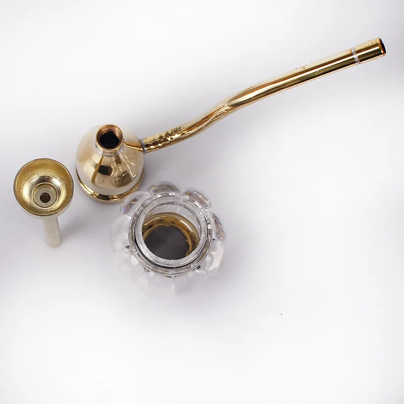 Курительная трубка, Мини Кальян для курения, металлический курительный водопровод, маленький кальян Wp5187