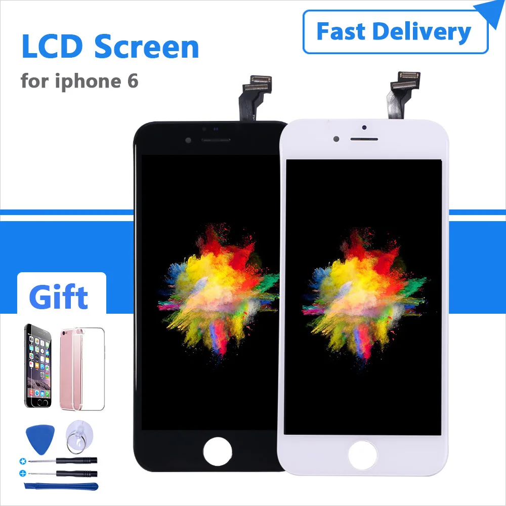 Высококачественный ЖК дисплей для iPhone 6 хороший сенсорный экран дигитайзер в