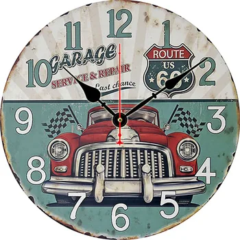 

men wristwatch clock Retro decorative wall clock 14 inch creative clock customized archaize alarm clock alarm clock clock wall