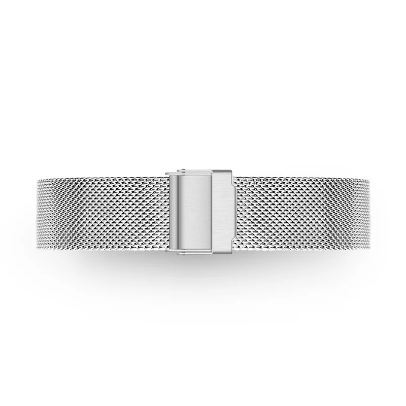 bracelet for Samsung Galaxy Watch 42mm 44mm / Active 2 40mm / Gear S2 Classic Stainless Steel strap Garmin Vivoactive 3/3 Music - Цвет ремешка: Silver