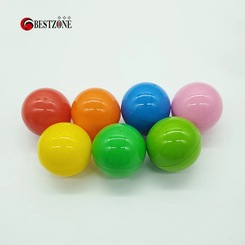 100Pcs/Lot Diameter 50MM 2 Inch Round Plastic PP Toy Capsules Empty Surprise Ball Can Open Children Kid For Vending Machine 4