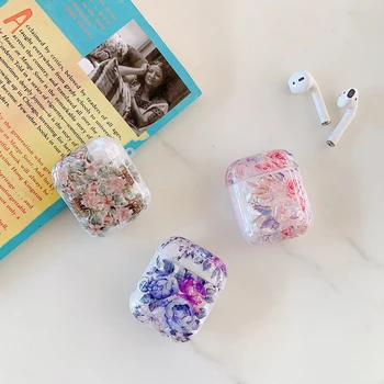 

Earphone Case for Airpods Pro Airpods 1 2 3 Shell Flower Pattern Protection Funda Headphone Bag Hard PC Case Cover Air pods 3