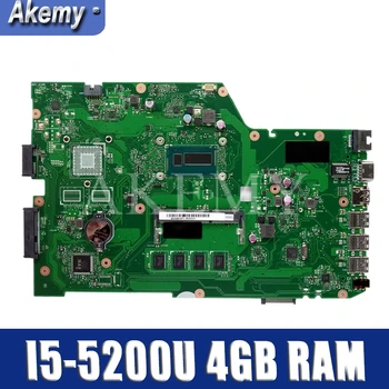

AKEMY X751LAB original mainboard For Asus X751L K751L R752L X751LA X751LN X751LK X751LJ with 4GB RAM i5-5200U Laptop motherboard