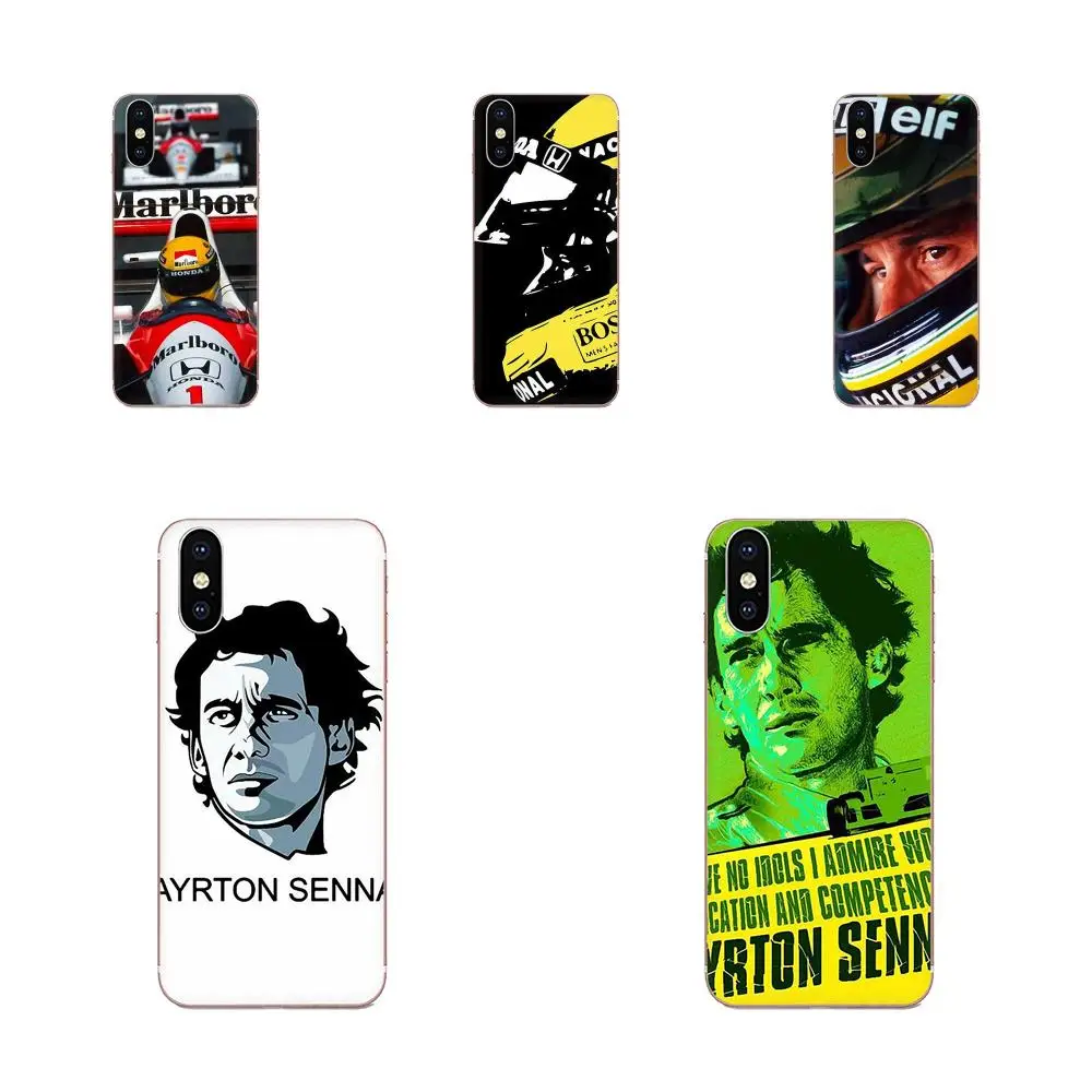 Чехол Ayrton Senna из мягкого ТПУ с узором для Xiaomi Redmi Mi 4 7A 9T K20 CC9 CC9e Note 7 9 Y3 SE Pro Prime Go Play |