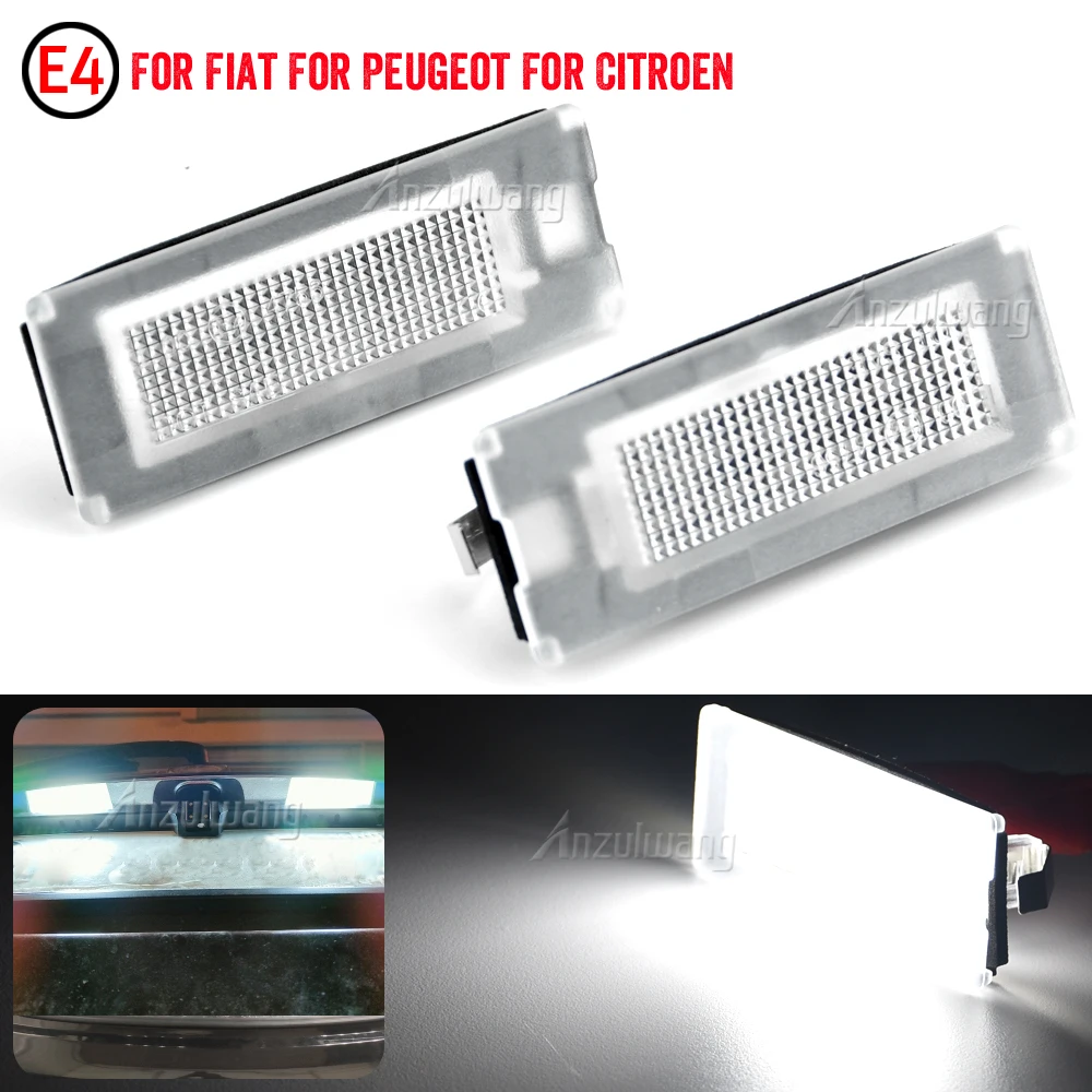 Lumière LED de Plaque d'Immatriculation, pour Fiat Ducato Bus Kasten, KIT  Boxer Bus Kasten, Cristaux en Jumper Bus Kasten 06-20, 2 Pièces - AliExpress