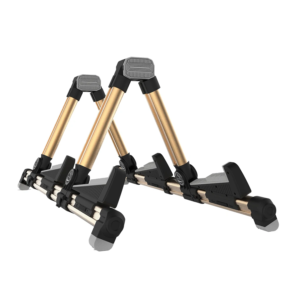 

Guitar Stand A-frame Folding Adjustable Holder Bracket Support Aluminum Alloy Universal for Acoustic Electric Guitar Ukulele