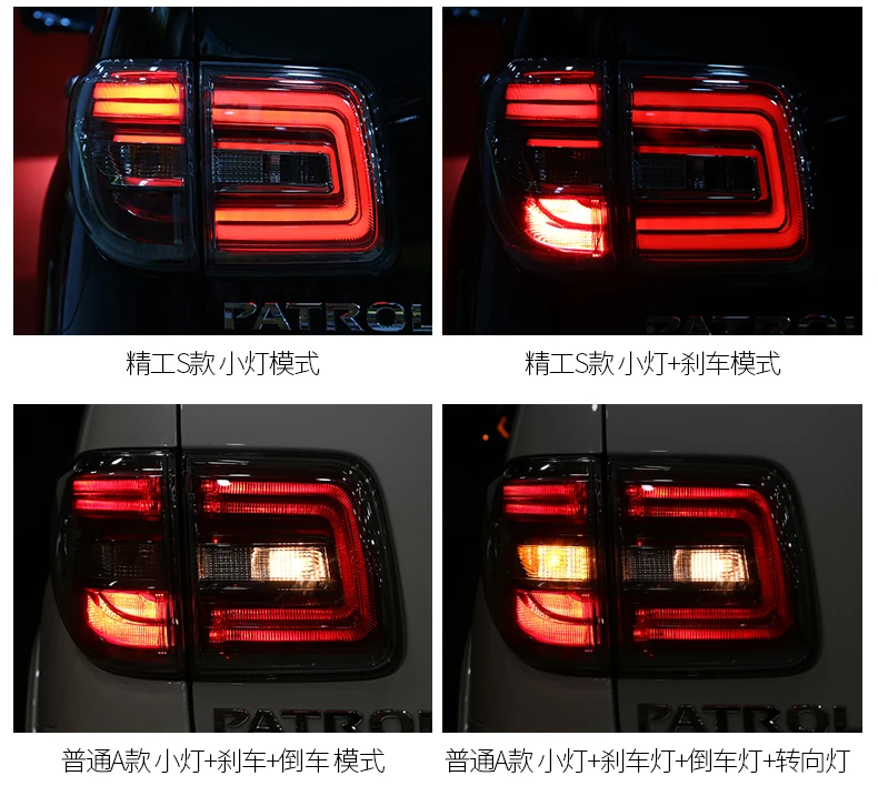 BeingWins автомобильный Стайлинг задний фонарь для Nissan Patrol Y62 2012- светодиодный задний фонарь лампы для бамперов