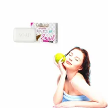 С улиточным коллагеном моющее средство pH7.5 слабый щелочной Мягкий мыло для ванны увлажняет кожу. Против морщин, веснушек и отбеливания акаридное мыло