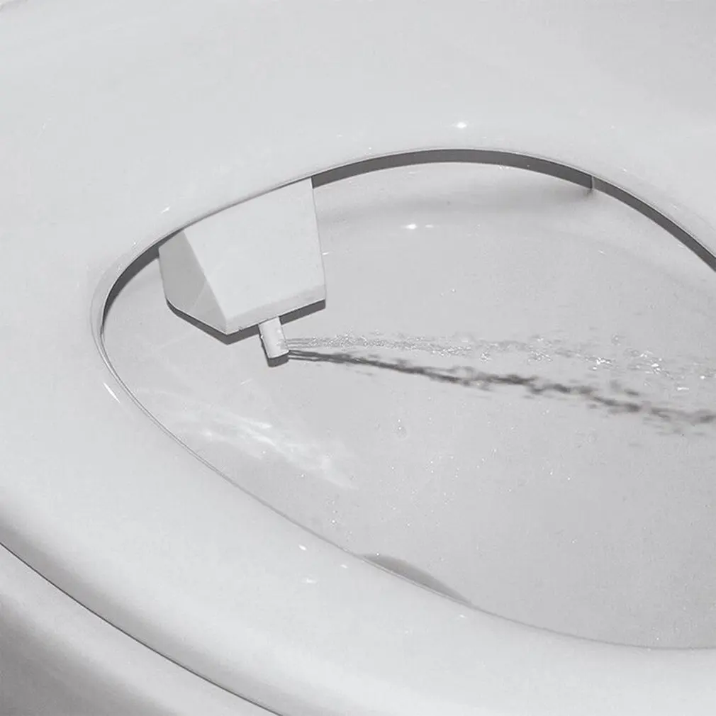 Toilet Bidet Fresh Water Spray Nozzle Toilet Seat Attachment Hand Operation Self-Cleaning Non-Electric Bathroom Shattaf Kit