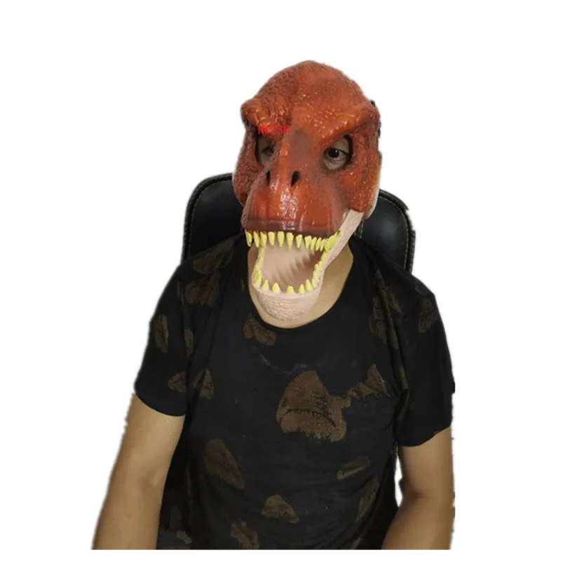 Party Mask Halloween Carnival Gift Velociraptor Mask T-Rex Dinosaur Mask Animal Cosplay Costumes Mask Props for Kids adults Party Mask Halloween Carnival Gift Velociraptor Mask T-Rex Dinosaur Mask Animal Cosplay Costumes Mask Props for Kids adults