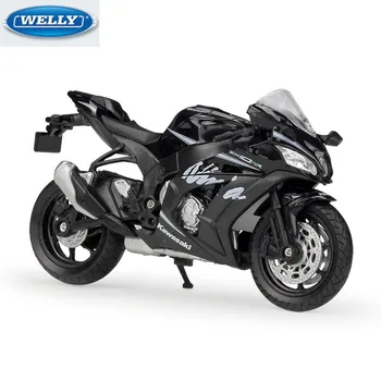 

WELLY 1:18 2017 Kawask Ninja ZX10-RR Die-casting Simulation Motorcycle Model Collection Kids Toy Decoration Birthday Gift