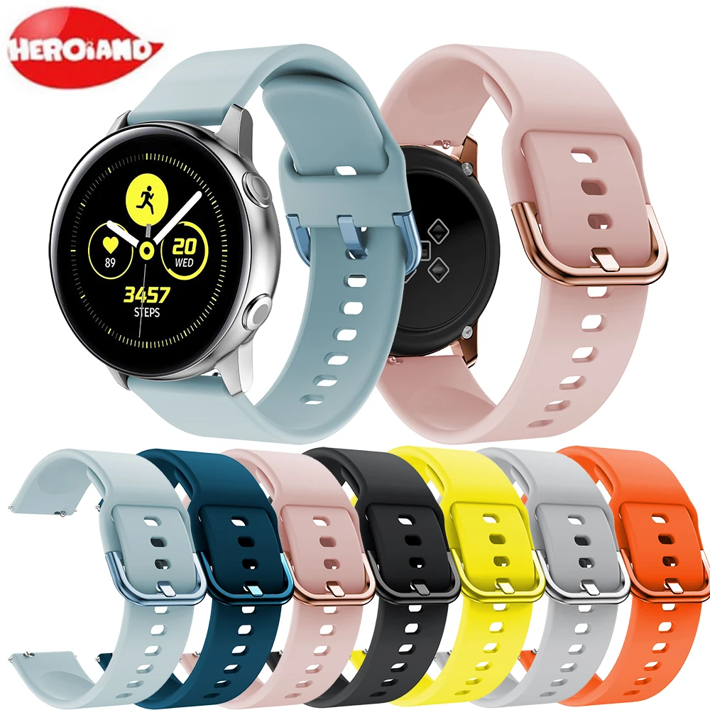 Силиконовый ремешок для наручных часов Samsung Galaxy Watch Active 42 мм Gear Sport S2 браслет 2 40 44 |