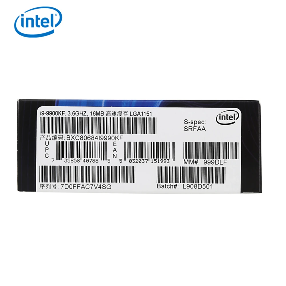 Процессор Intel Core для настольных ПК 8 ядер до 5 0 ГГц Turbo разблокированный без