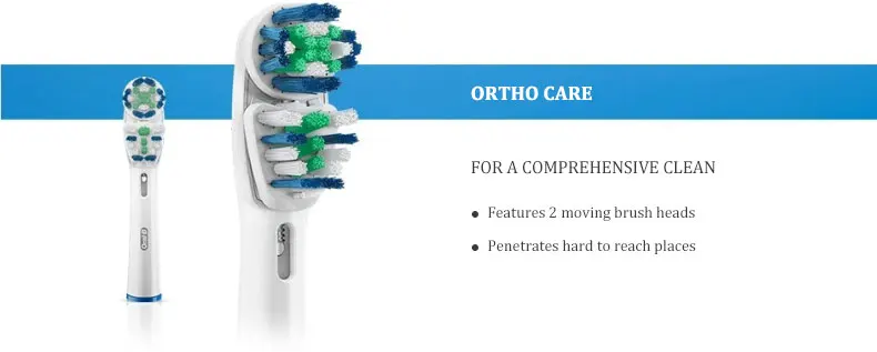 Oral Substituição Escova Cabeça 100% Original Cruz Ação Dentes Brancos Remover Placa b 10 Cabeça de reposição para escovas de dente