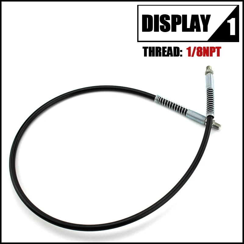 Пейнтбол PCP высокое давление шланг 1/8NPT x наружная резьба 6000psi 100 см длинное
