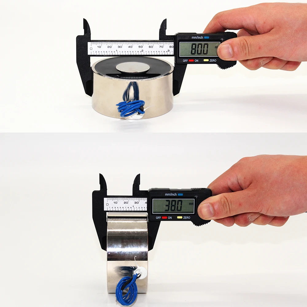 80*38 мм большое всасывание 100 кг DC 5 В/12 В/24 В Электромагнит Электромагнитный Электрический Подъемный электромагнит сильный держатель чашки DIY 12 В вольт