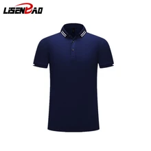 LiSENBAO, мужская повседневная приталенная рубашка поло с коротким рукавом, Высококачественная Мужская хлопковая рубашка с коротким рукавом, трикотажная летняя рубашка поло 0988